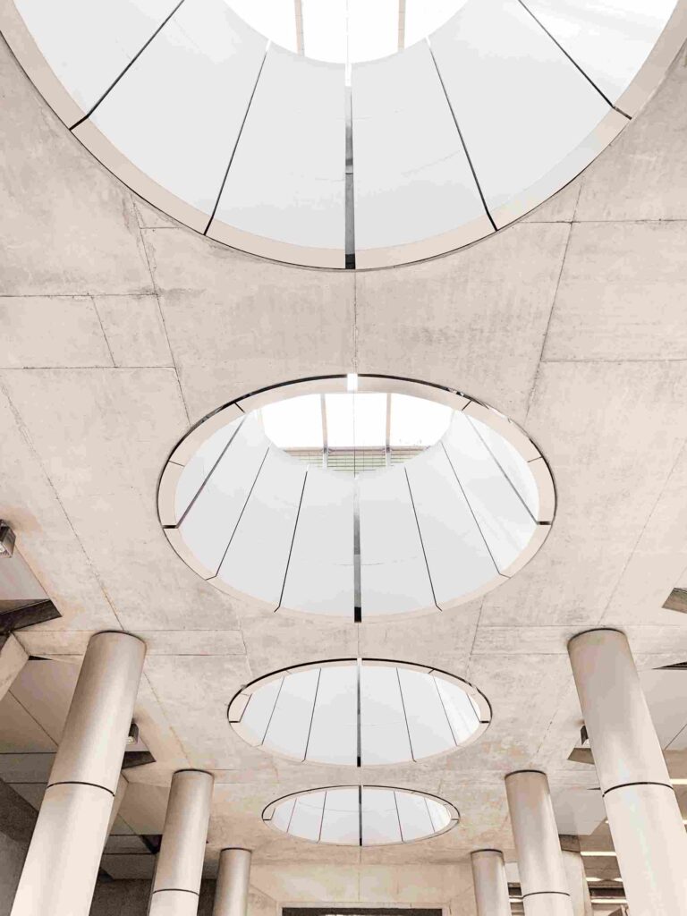 Commercial skylight installation services by Roof Lux.