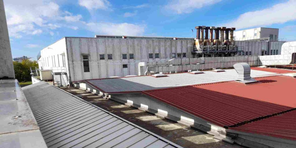 Commercial Roof replacement services.