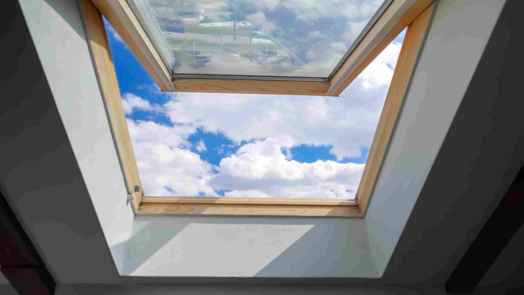 openable skylight.