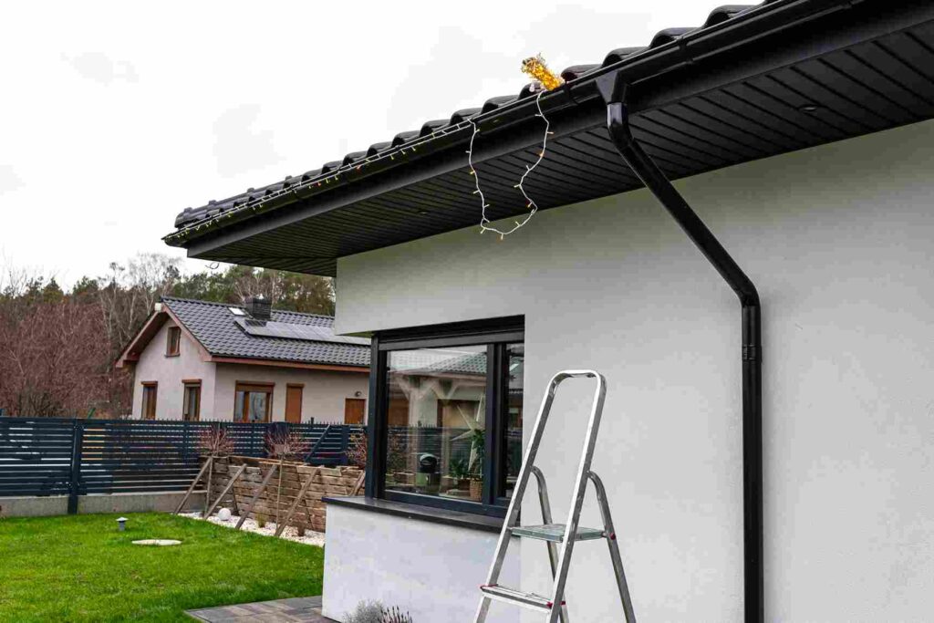 Residential Seamless Gutter Installation ​
